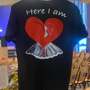 T-shirt ‘Here I am’